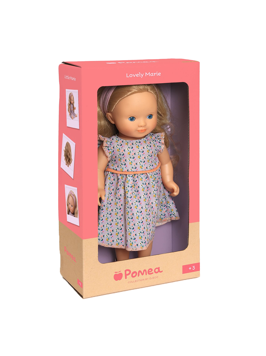 Lalka z ruchomymi powiekami Lovely Pomea Djeco BEBE Concept 