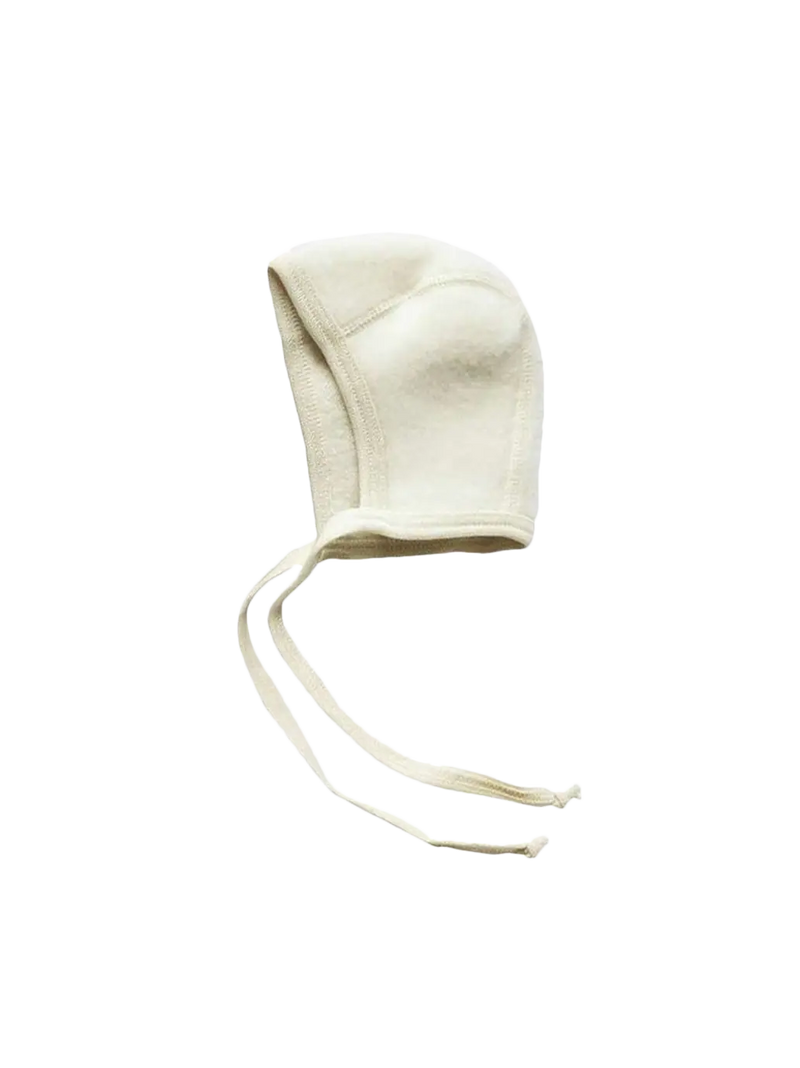 ciepła bonetka z wełny merino Engel Natur BEBE Concept 