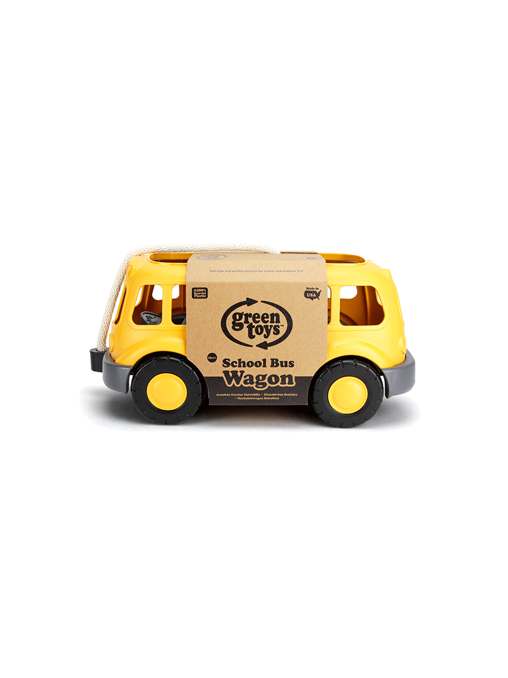 Autobus szkolny do ciągnięcia z Bio Plastiku Green Toys BEBE Concept 