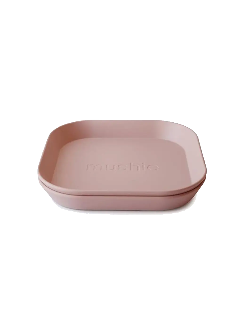 2-pak talerzy dziecięcych Square Mushie BEBE Concept 