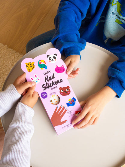 Naklejki na paznokcie dla dzieci 200 sztuk OMY BEBE Concept 