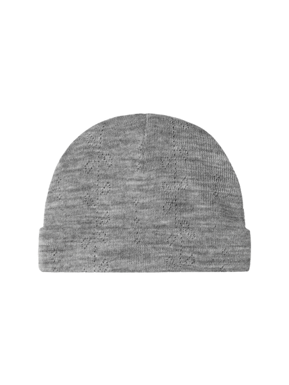 Czapeczka niemowlęca z merino Aiko Pointelle MarMar Copenhagen BEBE Concept 
