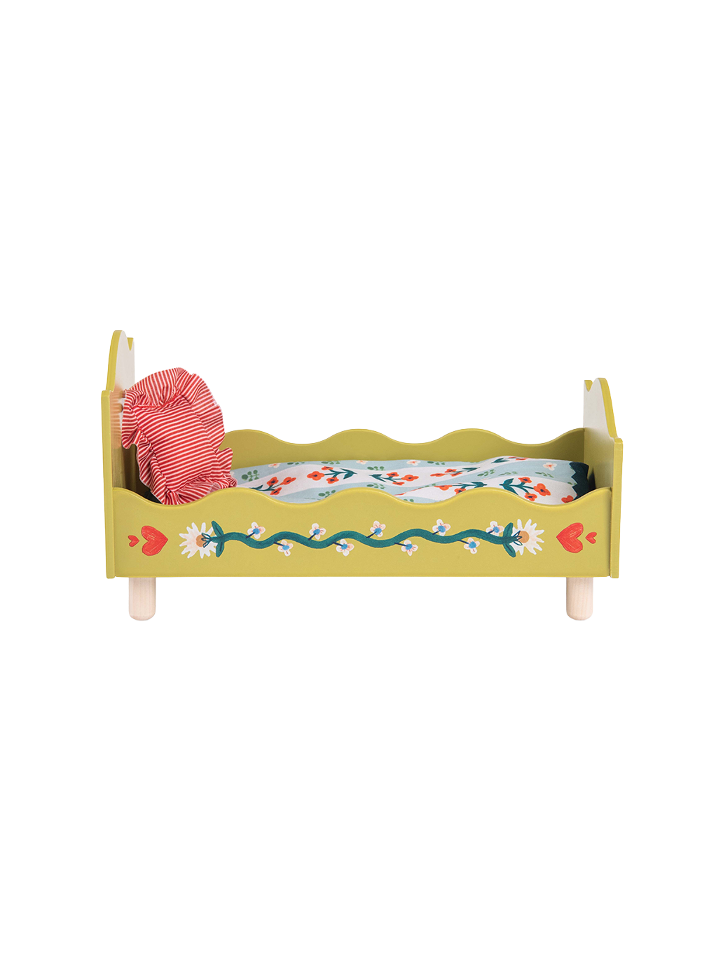 Drewniane mini łóżeczko Les Minouchkas Moulin Roty BEBE Concept 