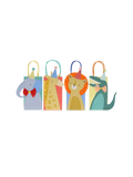 Zestaw torebek prezentowych 8 szt. Meri Meri BEBE Concept 