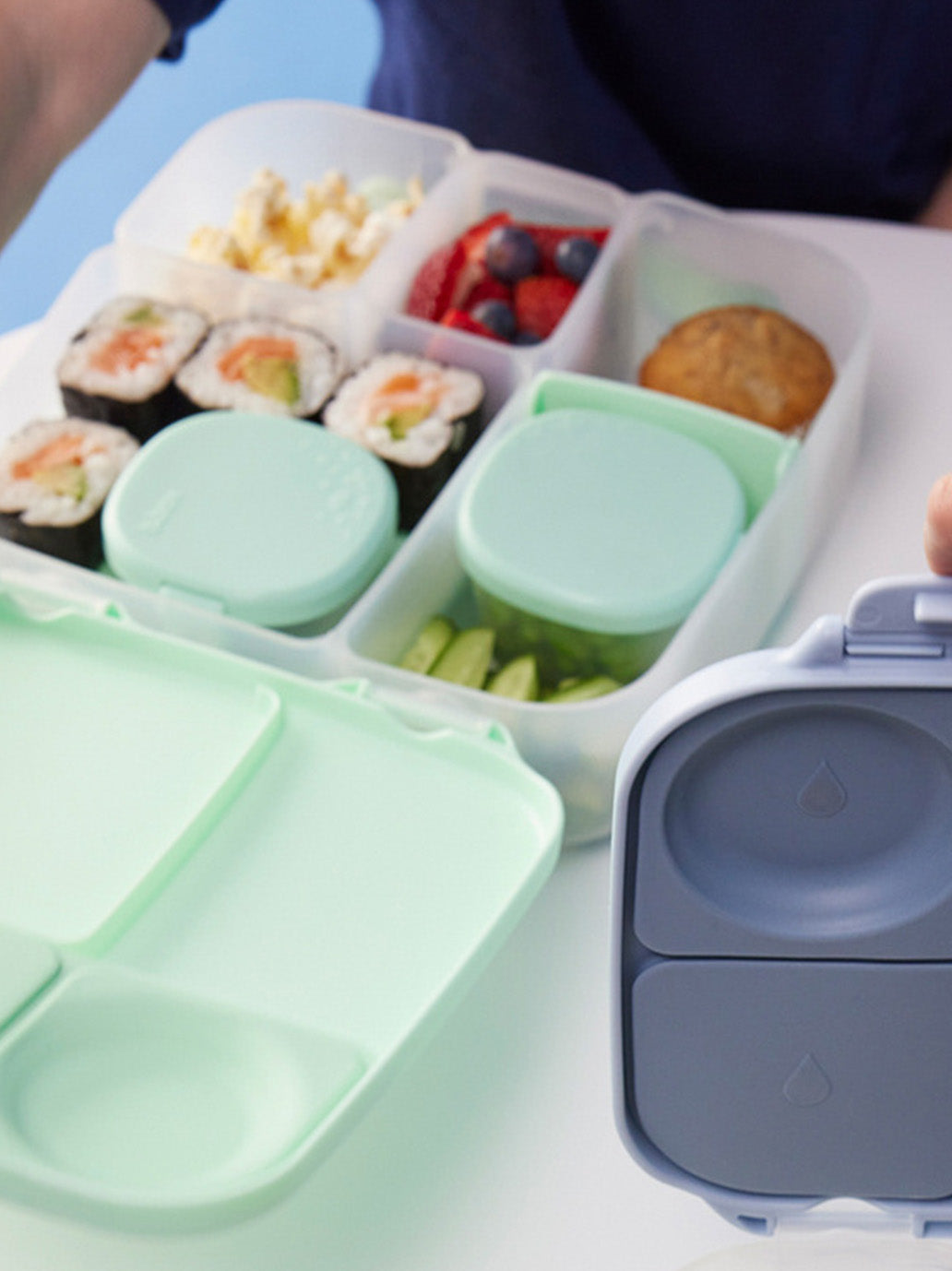 Duży szczelny lunchbox z przegródkami B.Box BEBE Concept 