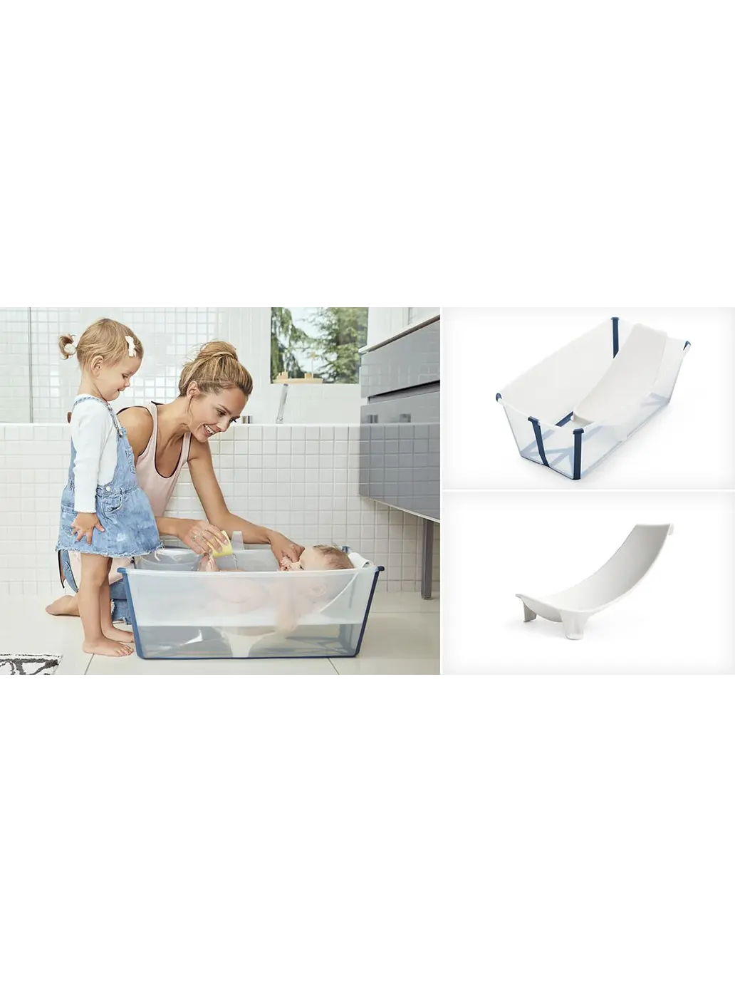 Zestaw Flexi Bath Bundle składana wanienka + wkładka Stokke BEBE Concept 