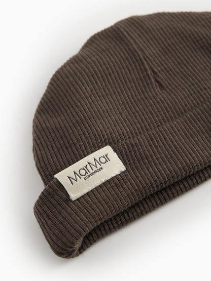Czapeczka niemowlęca z merino Aiko Rib MarMar Copenhagen BEBE Concept 