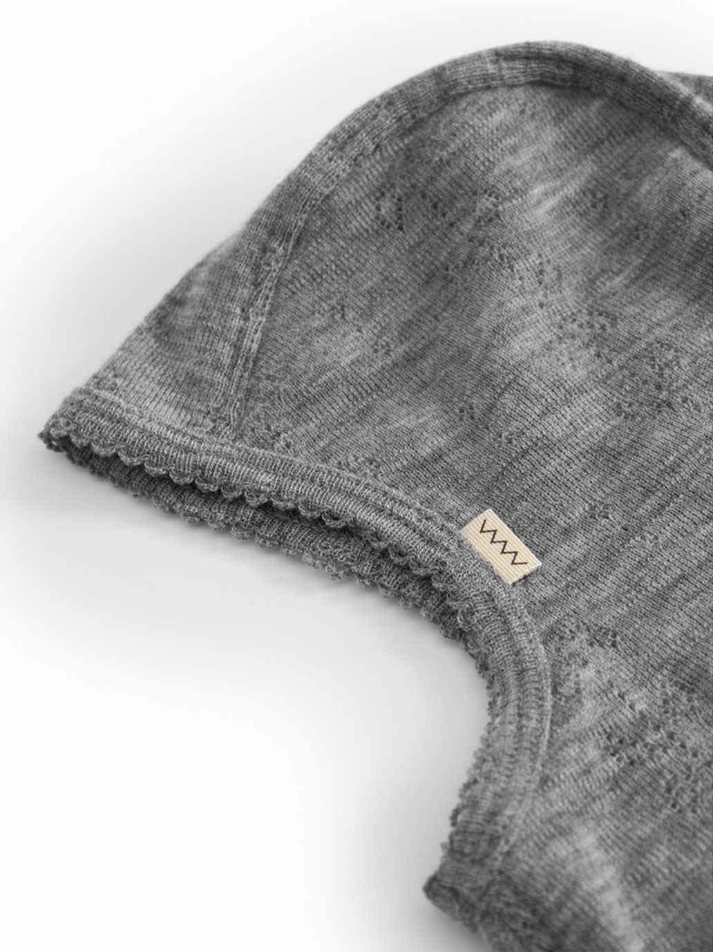 Kominiarka niemowlęca merino Balaclava Pointelle MarMar Copenhagen BEBE Concept 
