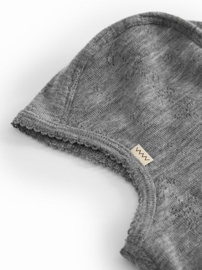 Kominiarka niemowlęca merino Balaclava Pointelle MarMar Copenhagen BEBE Concept 