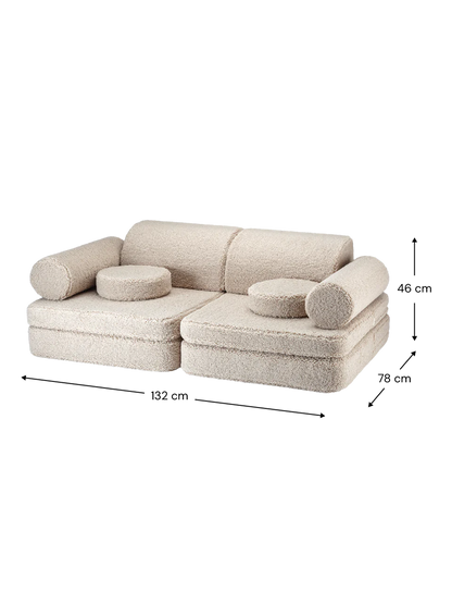 Kanapa modułowa dla dzieci Play Sofa Settee WigiWama BEBE Concept 