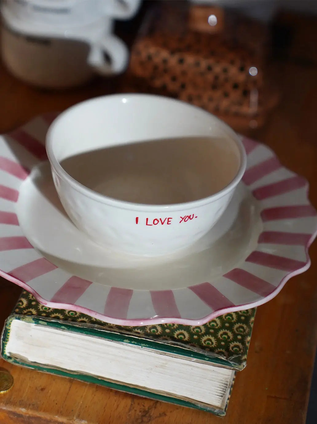 Zestaw naczyń I Love You Breakfast Set Anna + Nina BEBE Concept 