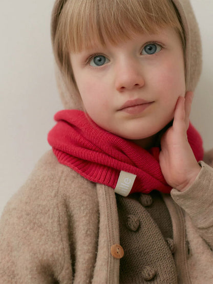 Cienki komin z wełny merino Fine Loop Scarf Mille Family BEBE Concept 