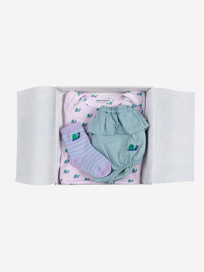 Zestaw prezentowy Funny Snail gift set Bobo Choses BEBE Concept 