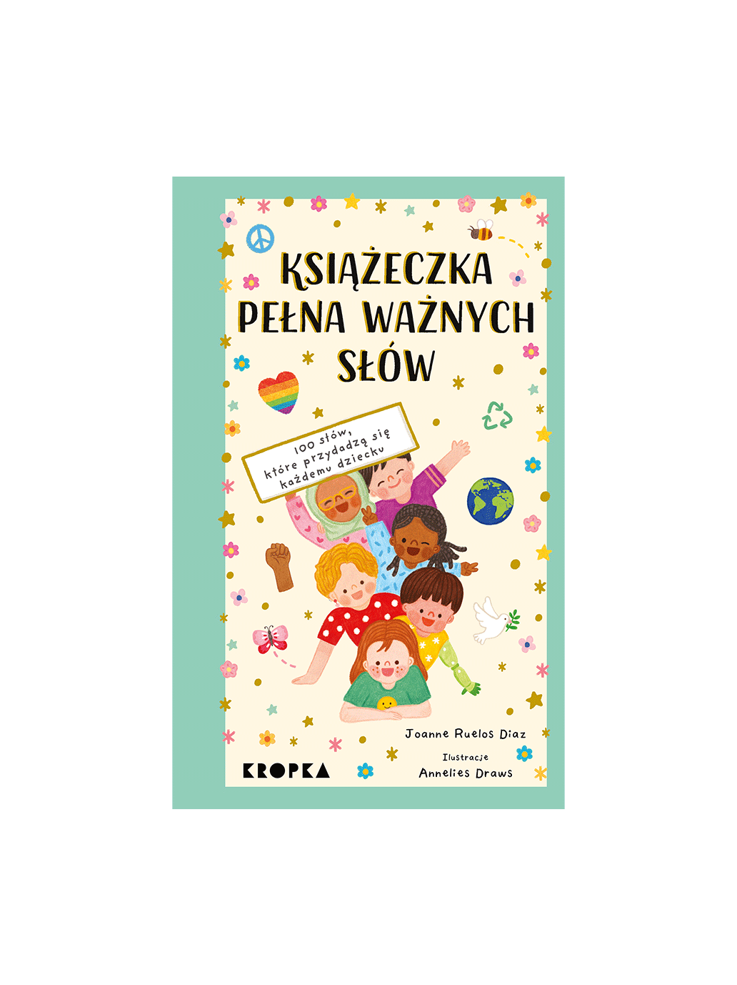 Książeczka pełna ważnych słów Wydawnictwo Kropka BEBE Concept 