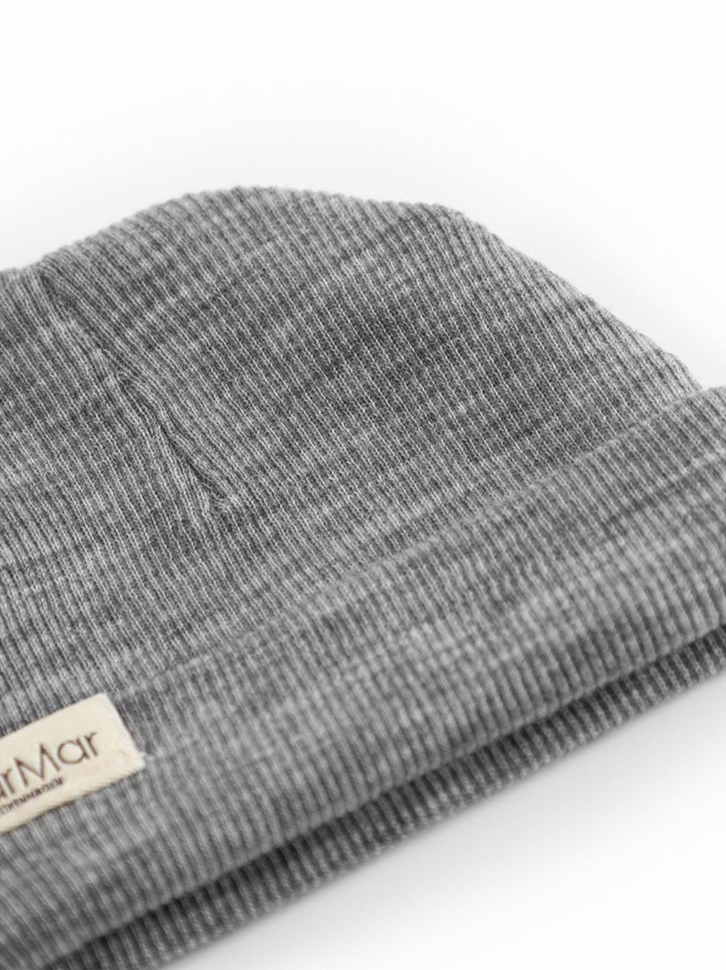 Czapeczka niemowlęca z merino Aiko Rib MarMar Copenhagen BEBE Concept 