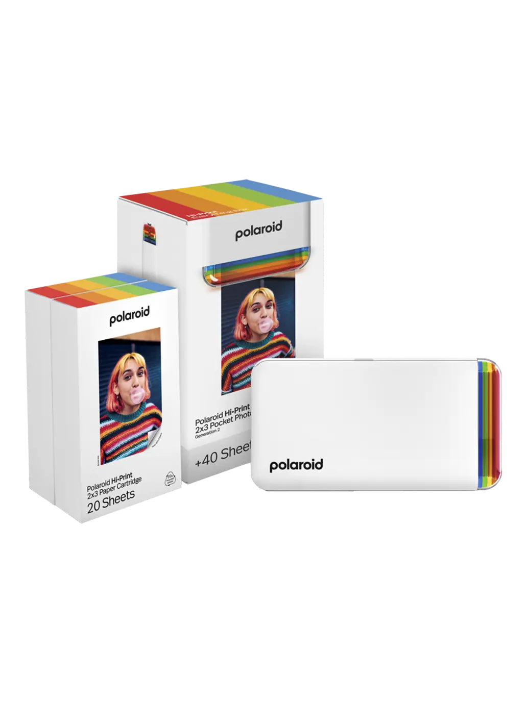 Drukarka do zdjęć Hi-Print Gen 2 + 40 arkuszy Polaroid BEBE Concept 