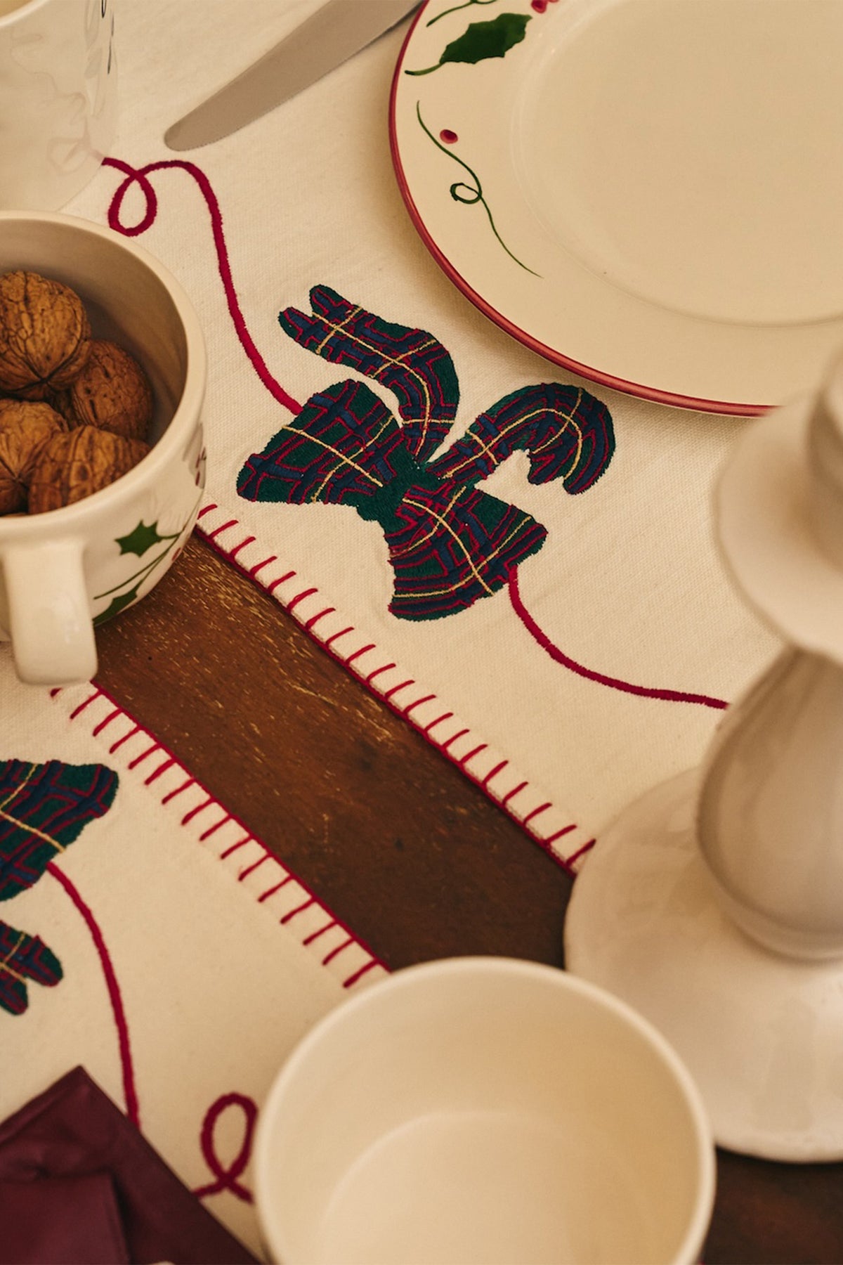 Mantel individual Wrapped Up in Christmas MULTICOLOUR