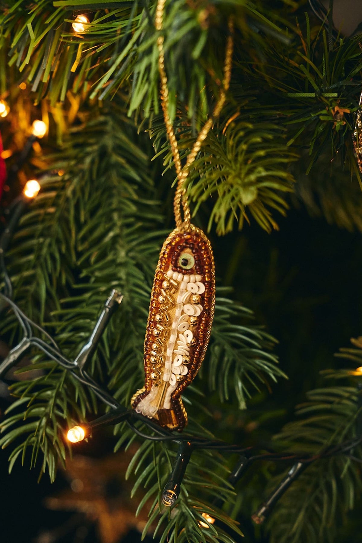 Christbaumschmuck Beaded Tiny Tails, 3er-Set MULTICOLOUR