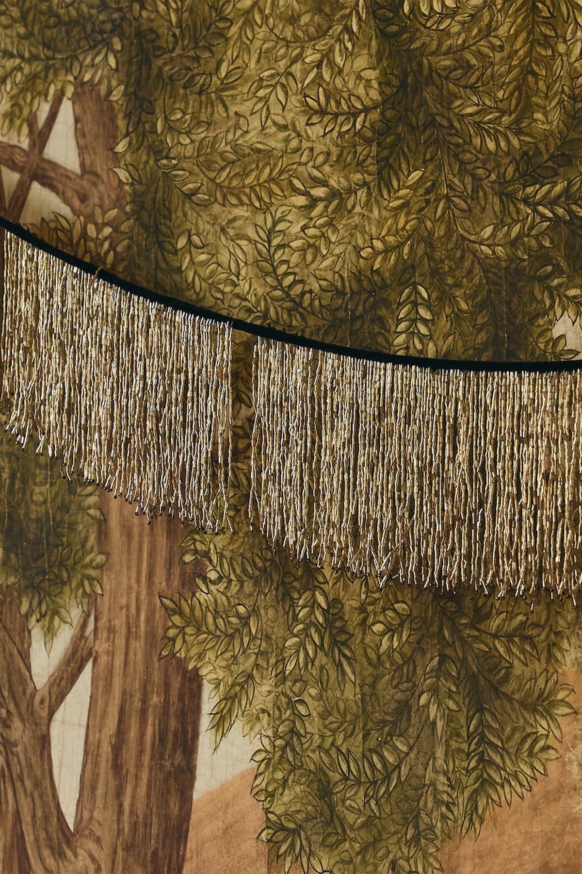 Garland Beaded Frosted Icicle MULTICOLOUR