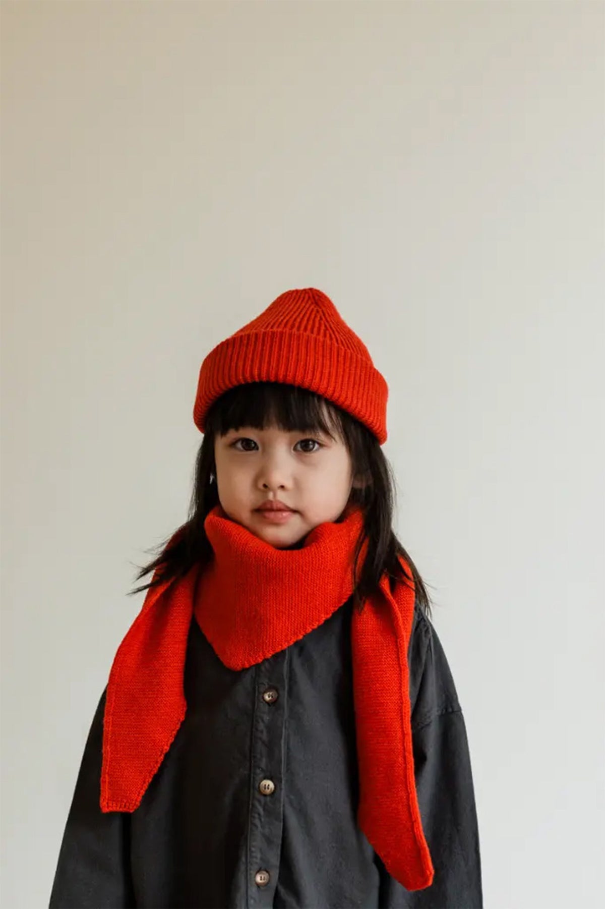 Josephina Merino Wool Scarf RED