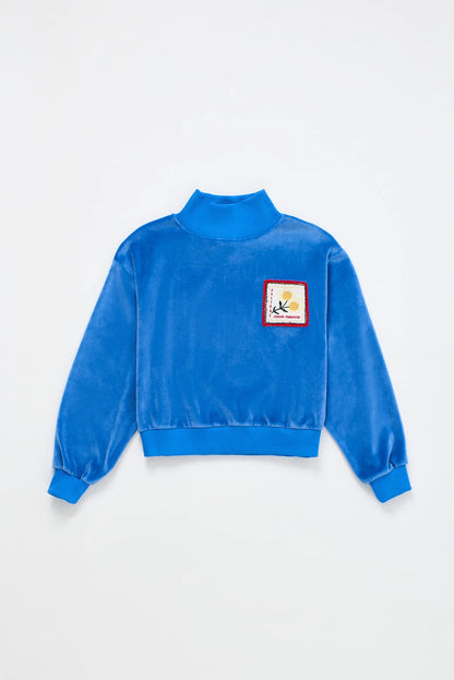 Postcard Velvet Sweater Blue BLUE