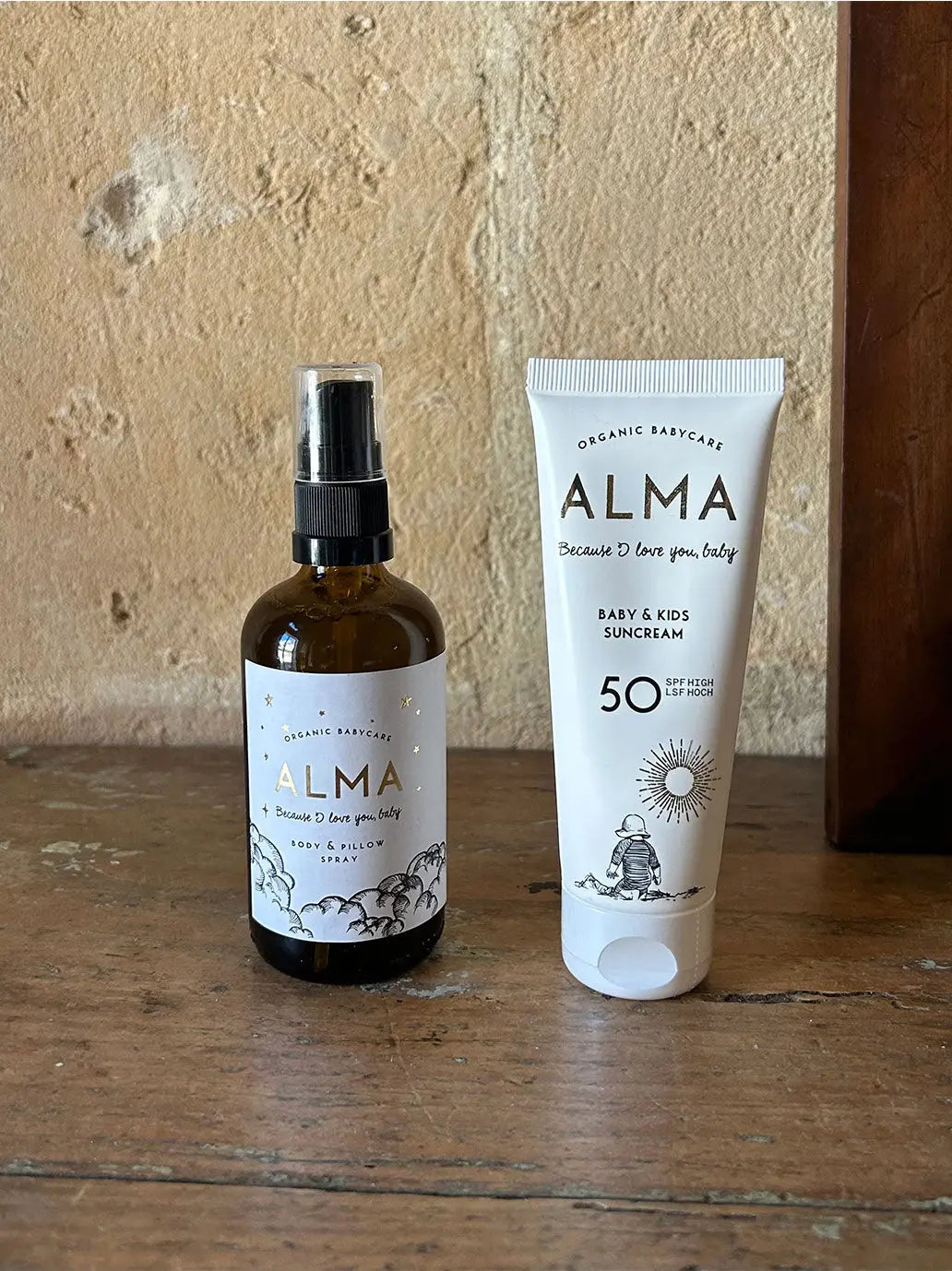 Naturalny spray do poduszki i ciała Alma BEBE Concept 