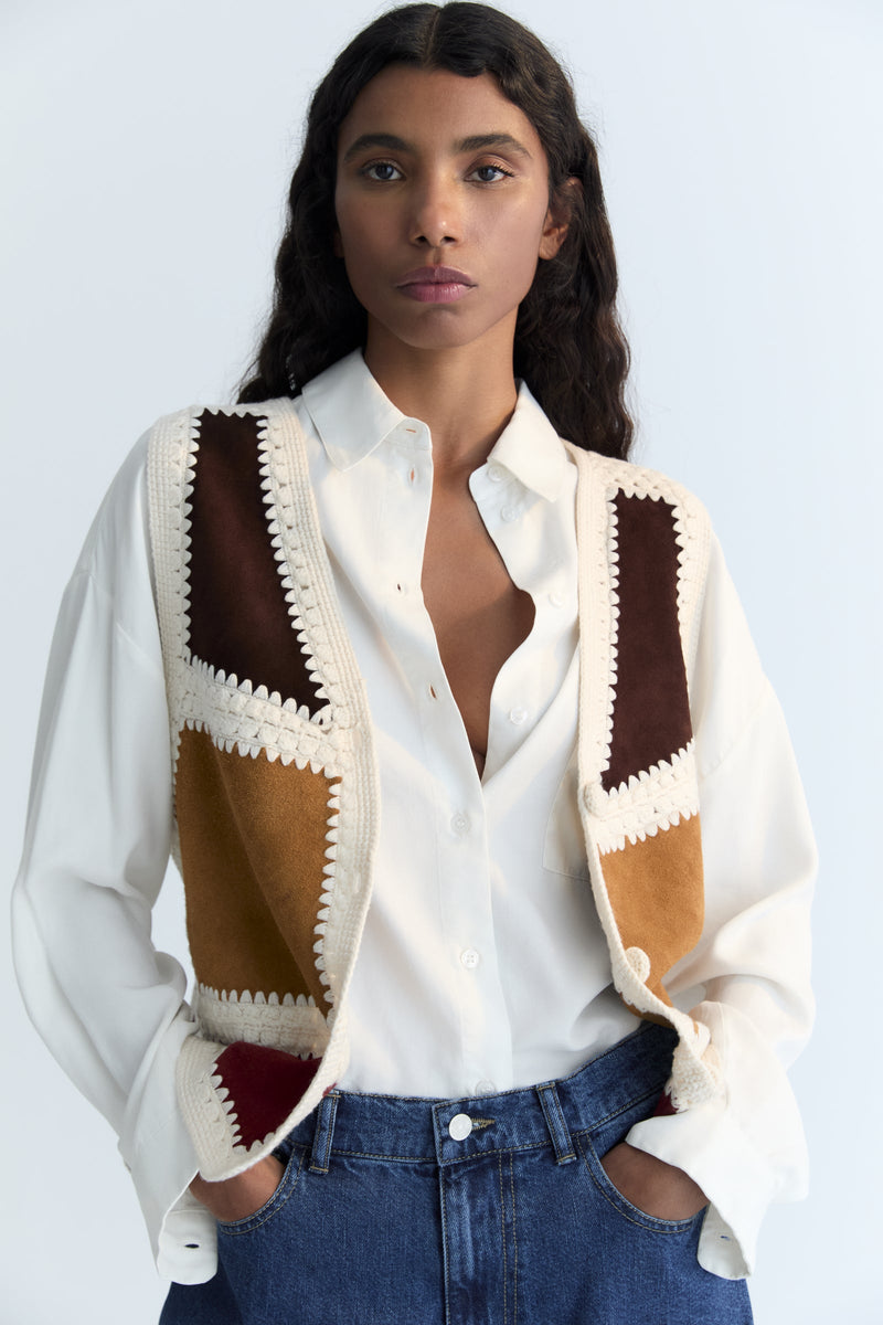 Skórzana kamizelka Arlet Woman Waistcoat The New Society BEBE Concept 