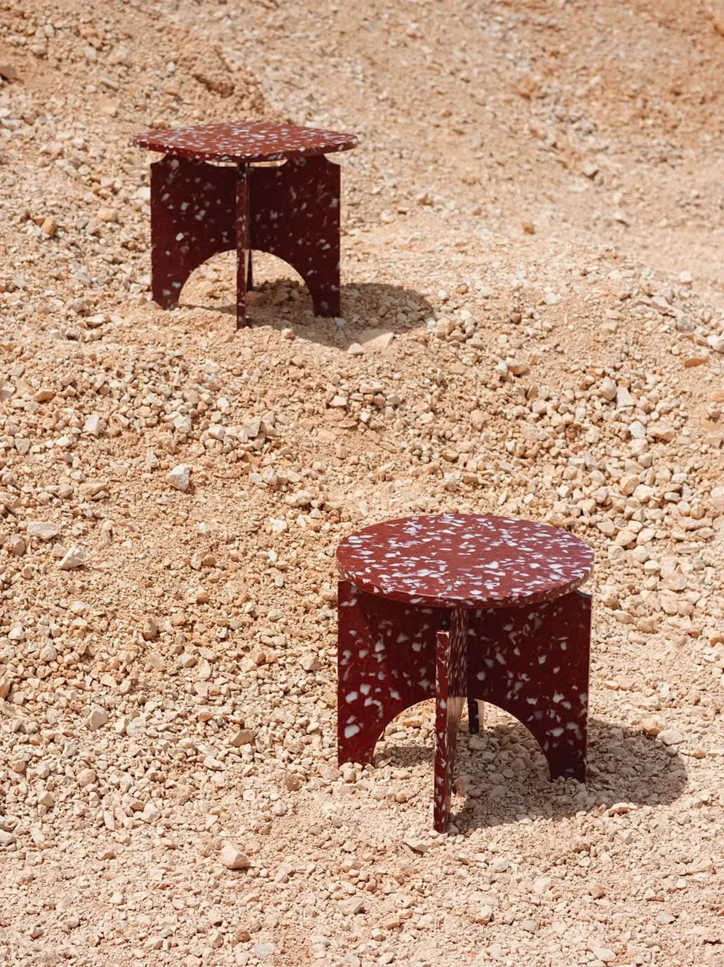 Stołek z eko tworzywa Round Stool Tiny M1N1 Minimono BEBE Concept 
