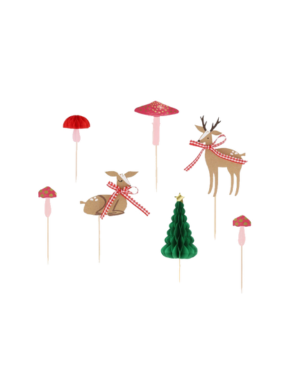 Ozdobne toppery na tort Meri Meri BEBE Concept 