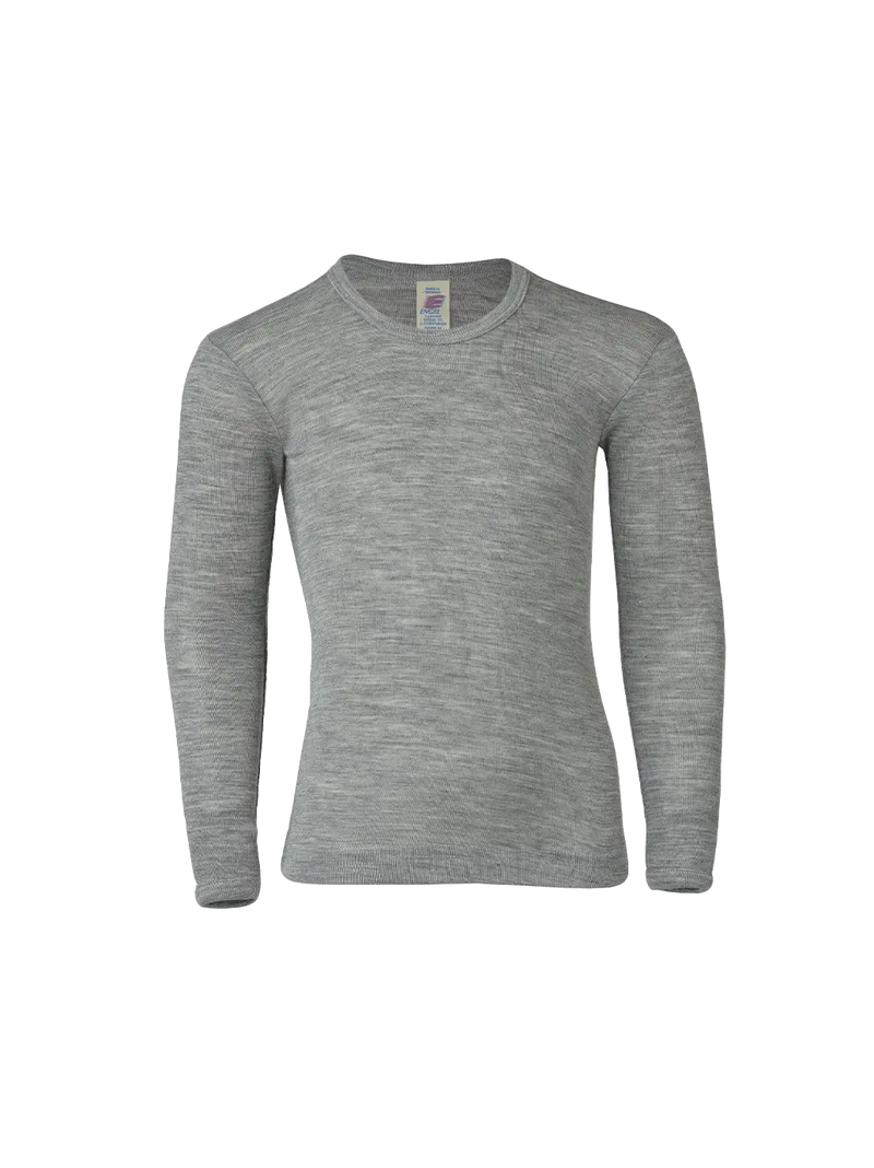 Koszulka longsleeve z wełny merino i jedwabiu Engel Natur BEBE Concept 