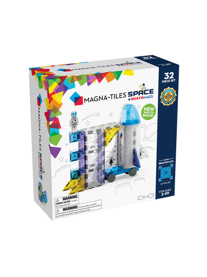 Klocki magnetyczne Magna Tiles Space 32 el. Magna-Tiles BEBE Concept 