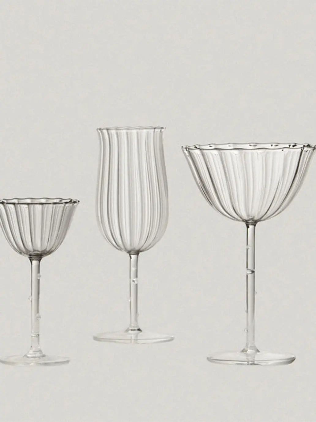 Zestaw kieliszków Tulip Wine Glass Sophie Lou Jacobsen BEBE Concept 