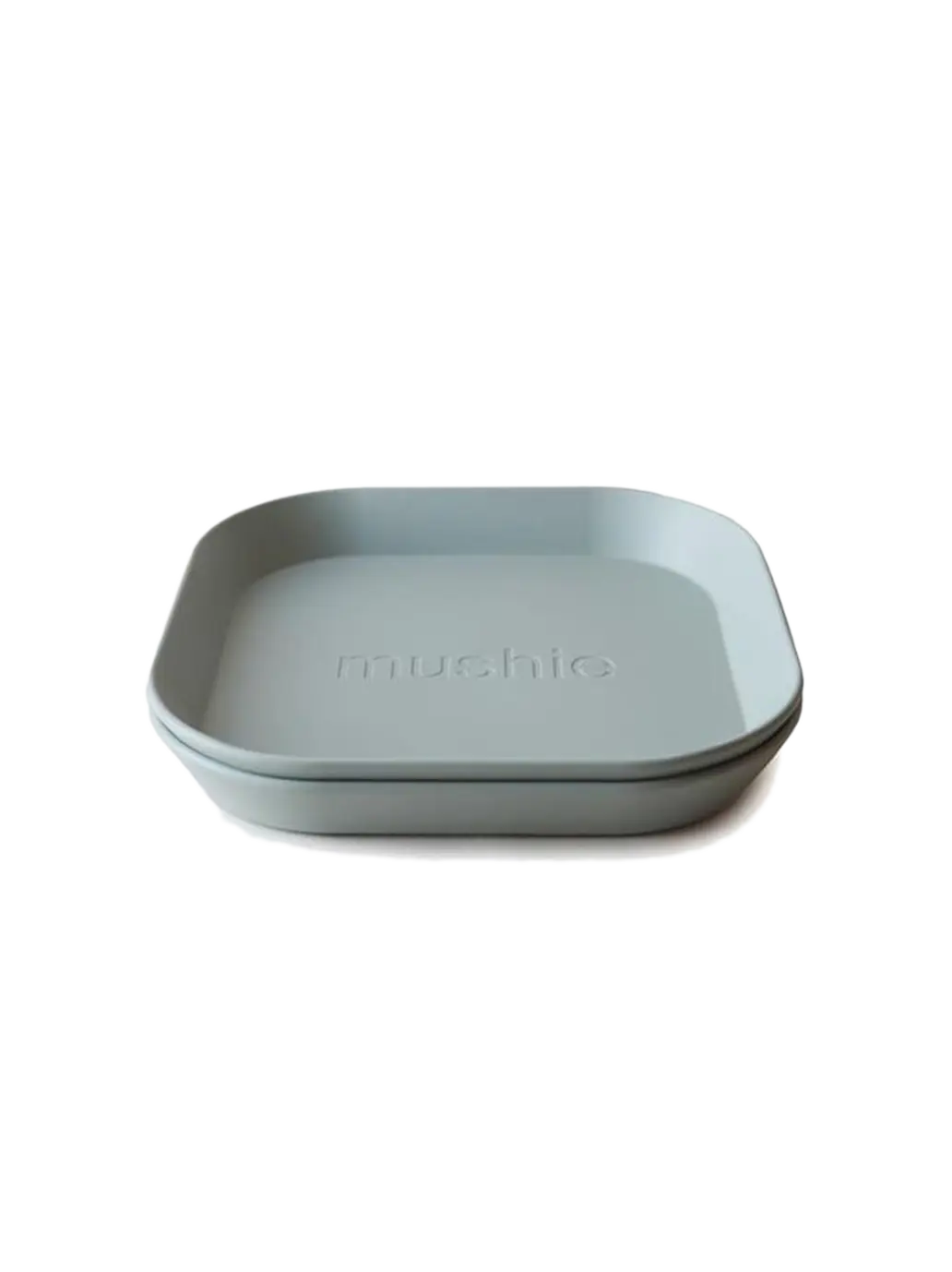 2-pak talerzy dziecięcych Square Mushie BEBE Concept 