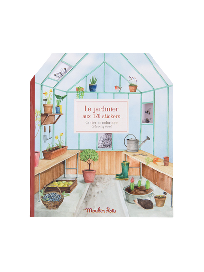 Kolorowanka z naklejkami Moulin Roty BEBE Concept 