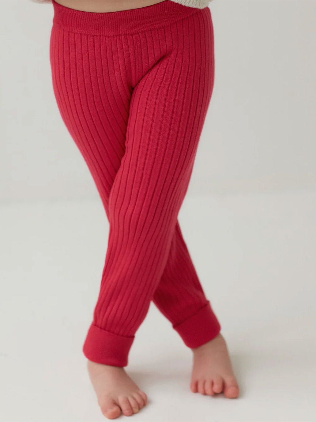 Legginsy z wełny merino dla dzieci Everyday Mille Family BEBE Concept 