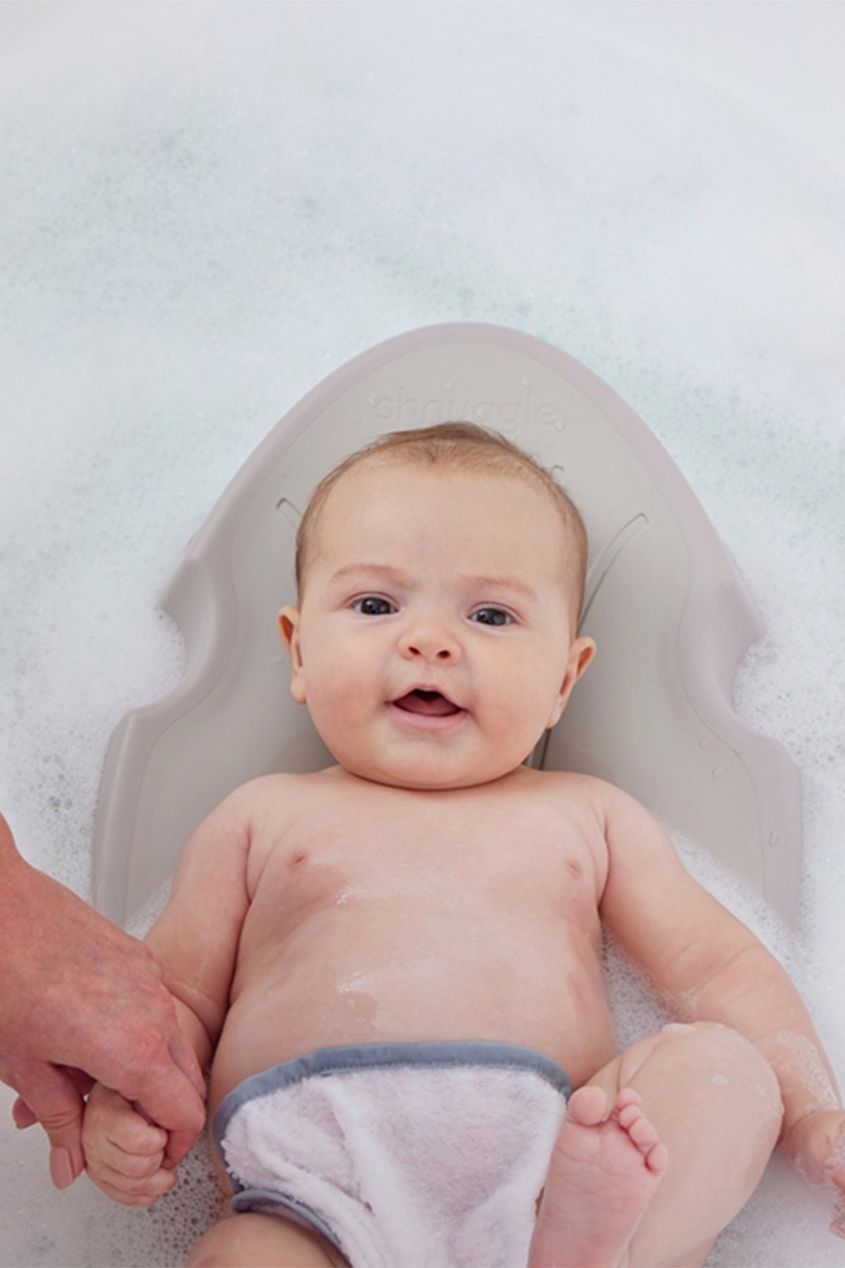 Babybadestuhl TAUPE
