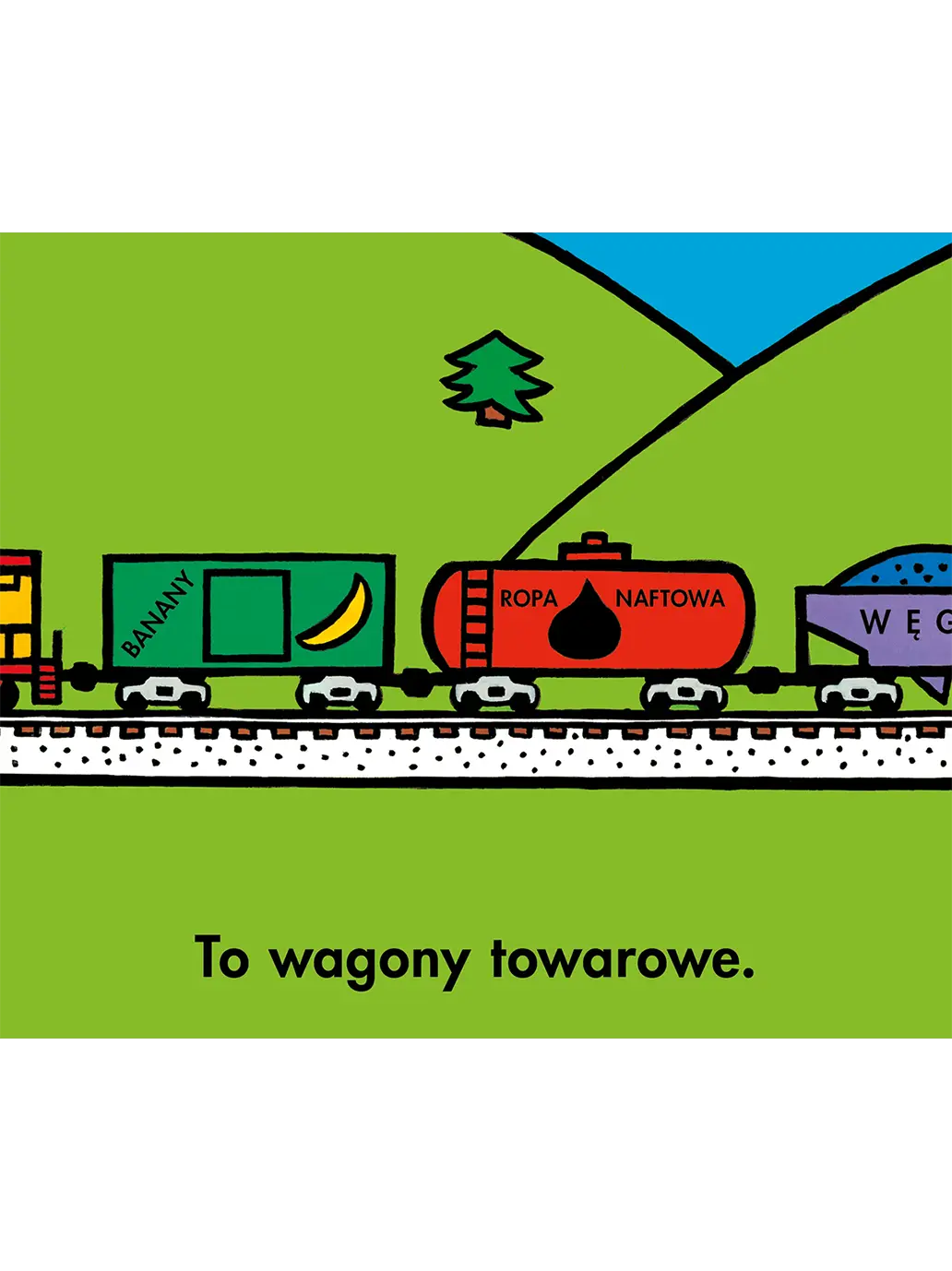 Pociągi Wydawnictwo Dwie Siostry BEBE Concept 