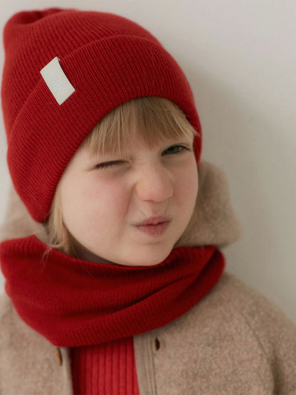 Cienki komin z wełny merino Fine Loop Scarf Mille Family BEBE Concept 