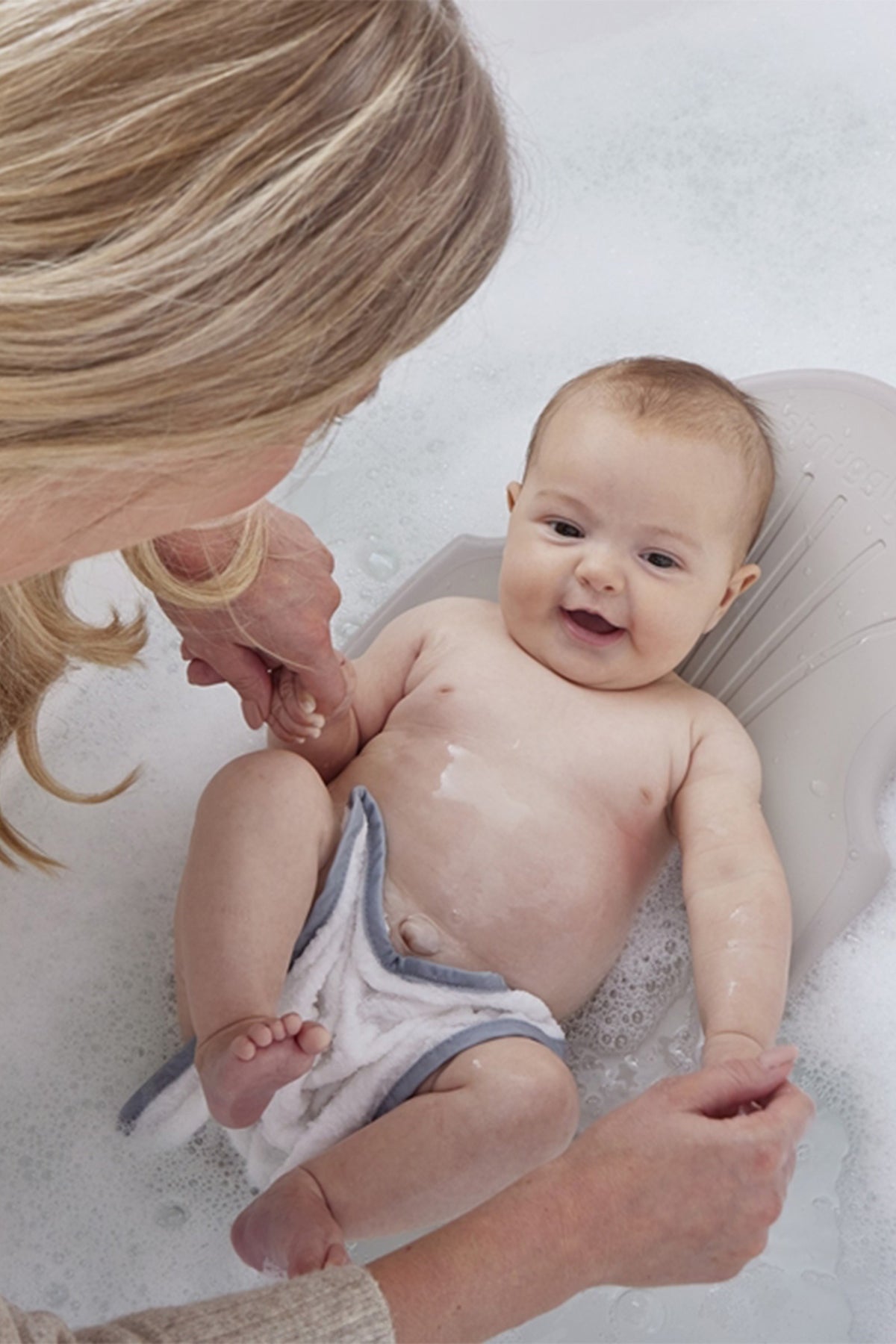 Babybadestuhl TAUPE