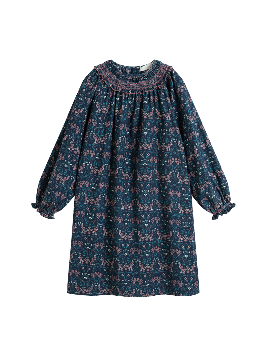 Sukienka Carol Dress Blue Art Nouveau C'era una volta BEBE Concept 