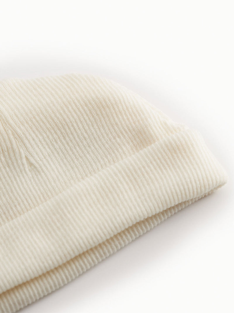 Czapeczka niemowlęca z merino Aiko Rib MarMar Copenhagen BEBE Concept 
