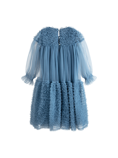 Sukienka Carlotta Dress Dusty Blue C'era una volta BEBE Concept 