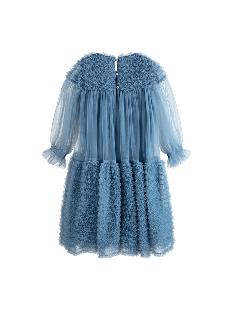 Sukienka Carlotta Dress Dusty Blue C'era una volta BEBE Concept 