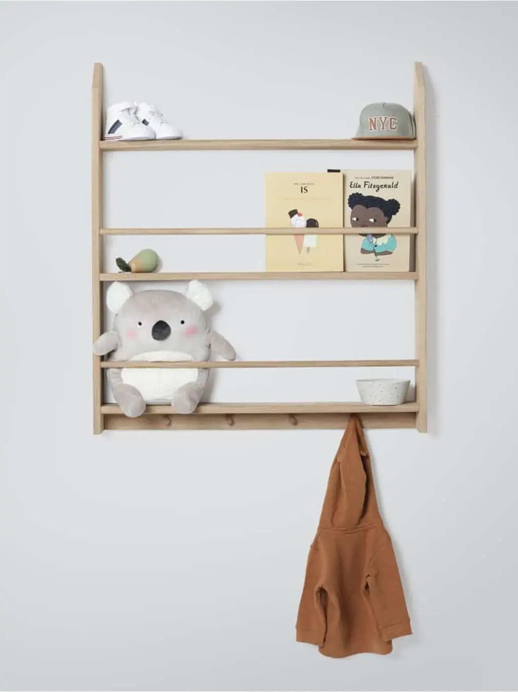Drewniana półka Eli Plate Shelf Kas Kopenhagen BEBE Concept 