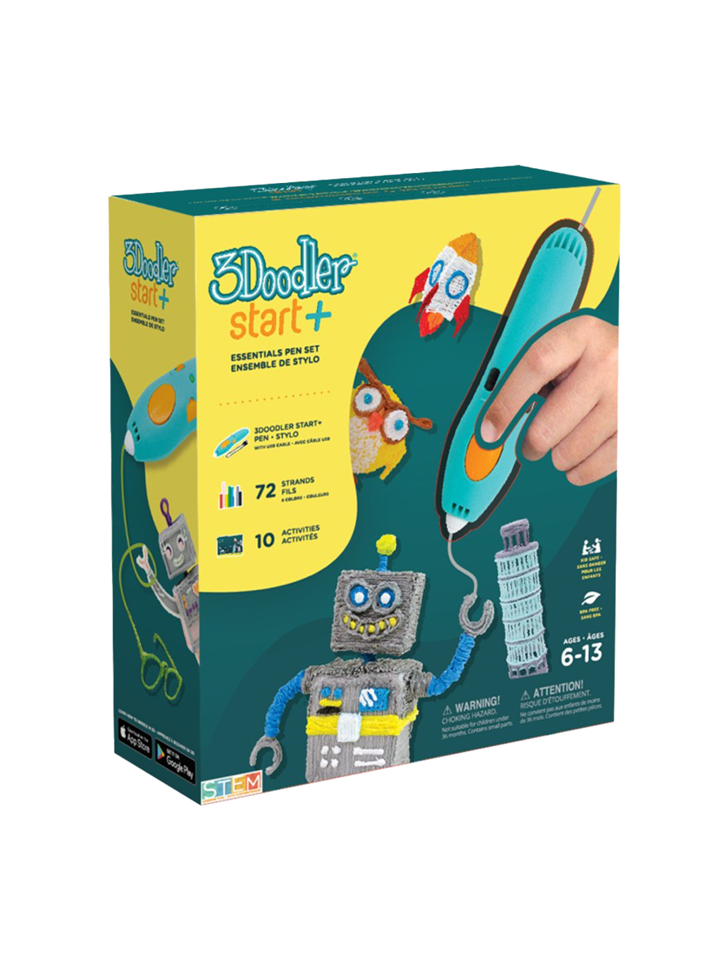 Długopis do druku 3D dla dzieci 3Doodler Start+ 3Doodler BEBE Concept 