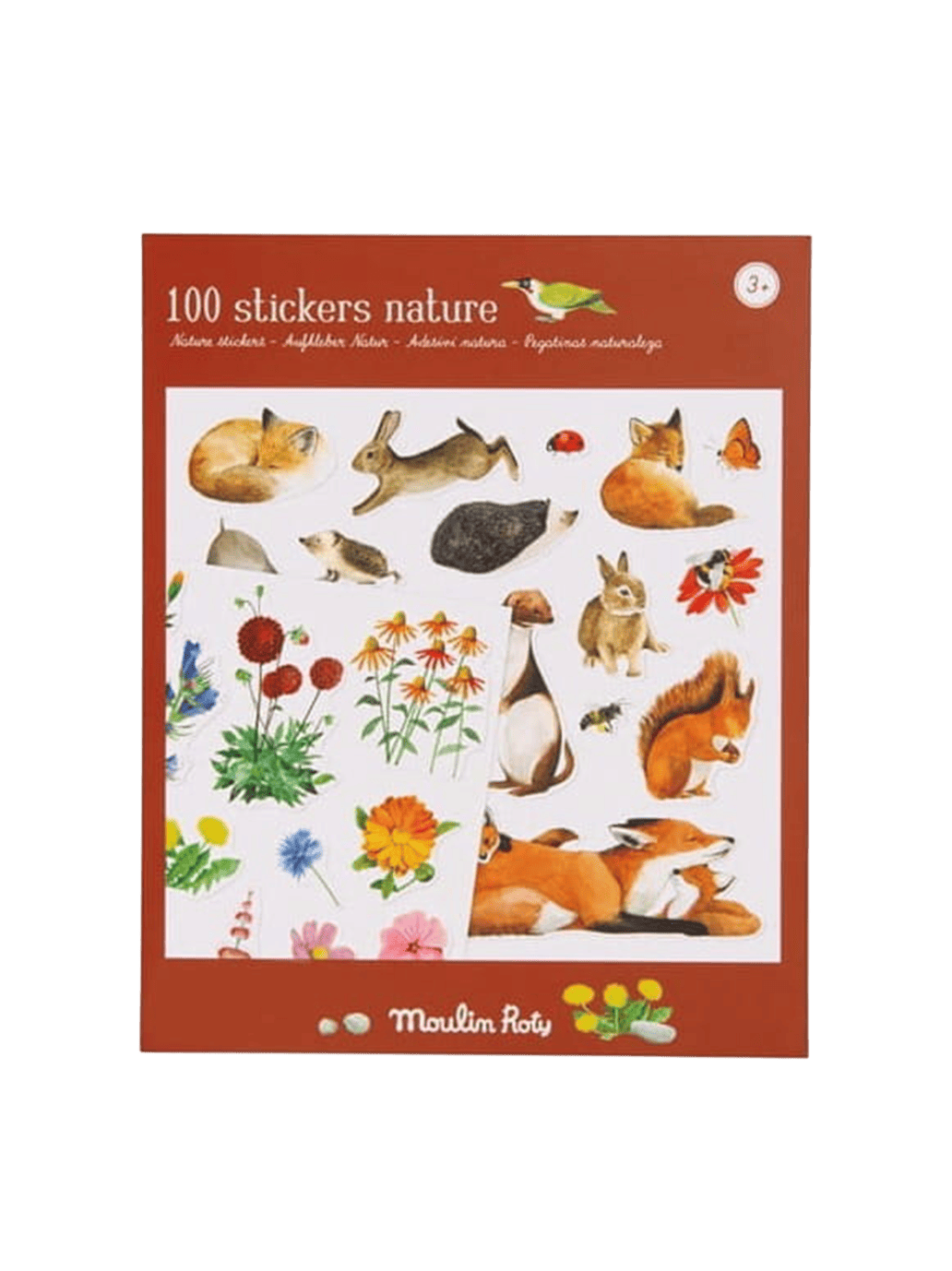 Zestaw arkuszy z naklejkami Nature Moulin Roty BEBE Concept 