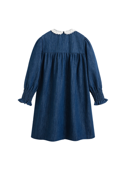 Sukienka Loredana Dress Denim Blue C'era una volta BEBE Concept 