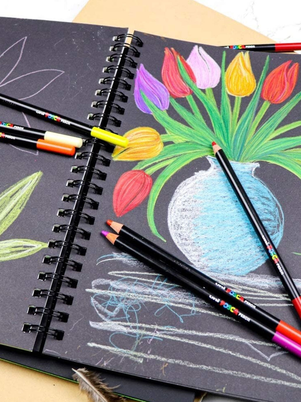 Zestaw kredek ołówkowych POSCA UNI BEBE Concept 