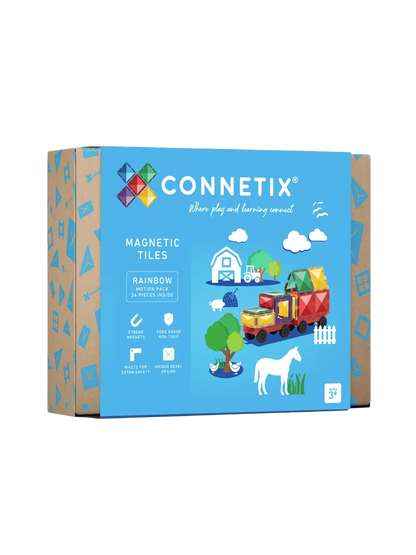 Klocki magnetyczne Rainbow Motion Pack Connetix BEBE Concept 