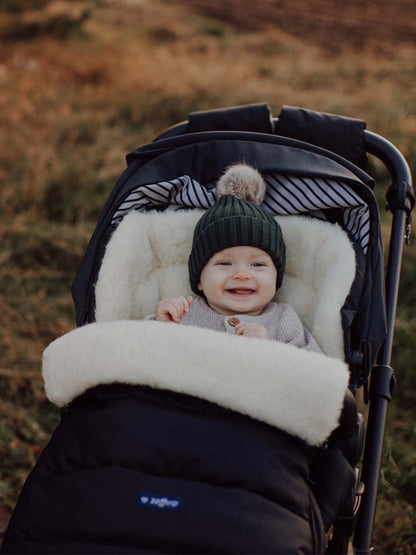 Powiększany śpiworek z wełną do wózka iGrow Aspen Zaffiro BEBE Concept 